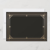 Harlem Nights Gatsby 1920s African American Kaart (Achterkant)