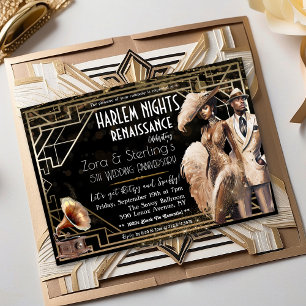Harlem Nights Gatsby 1920s African American Kaart