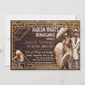 Harlem Nights Gatsby 1920s African American Kaart (Voorkant)