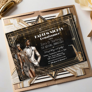 Harlem Nights Gatsby Jaren 20 Afro-Amerikaans Kaart