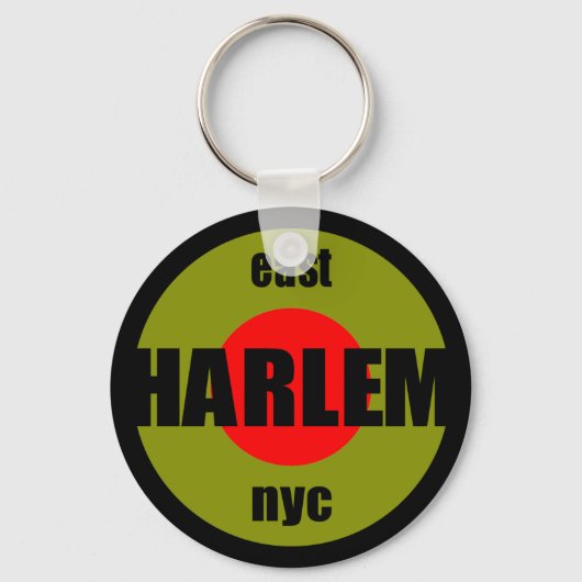 Harlem NYC Sleutelhanger (Voorkant)