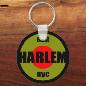 Harlem NYC Sleutelhanger (Voorkant)