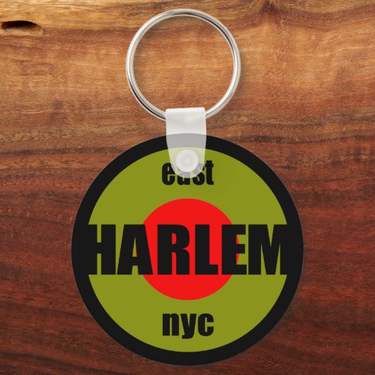 Harlem NYC Sleutelhanger (Voorkant)