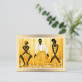 Harlem Renaissance 1920 Briefkaart (Staand voorkant)