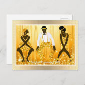 Harlem Renaissance 1920 Briefkaart (Voorkant / Achterkant)