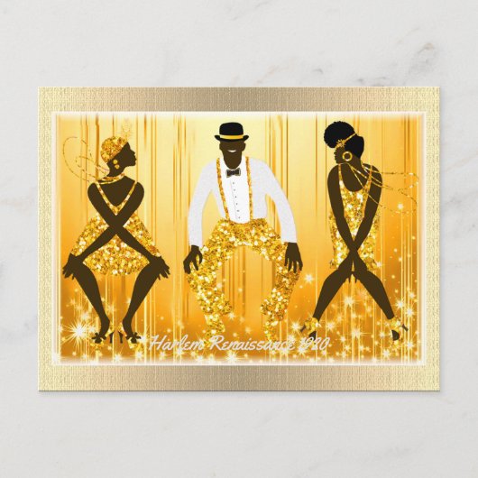 Harlem Renaissance 1920 Briefkaart (Voorkant)