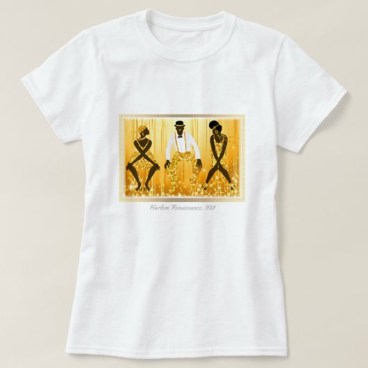 Harlem Renaissance 1920 T-shirt (Design voorkant)