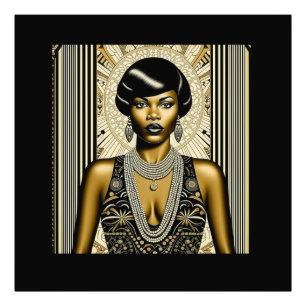 Harlem Renaissance 1920s-1930s Art Deco-Ambrose Foto Afdruk