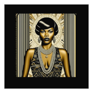 Harlem Renaissance 1920s-1930s Art Deco-Ambrose Foto Afdruk