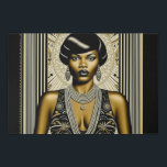 Harlem Renaissance 1920s-1930s Art Deco-Betty Imitatie Canvas Print<br><div class="desc">Stap in de evocatieve wereld van de Harlem Renaissance met ons collectie ter ere van Zwarte vrouwen tijdens deze cruciale cultuur- en artistieke beweging. Deze kunstwerken zijn een eerbetoon aan de kracht, veerkracht en creatieve geest die de Black experience in Harlem in de jaren twintig en dertig definieerde. Elk stuk...</div>