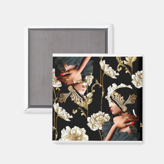 Harlem Renaissance 1920's Magneet (Voorkant / Achterkant)