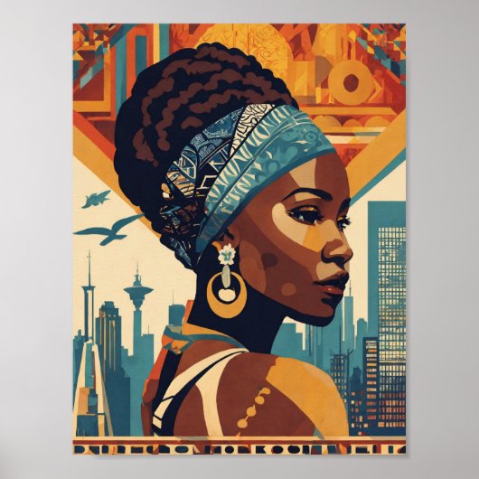 Harlem Renaissance Abstract Poster (Voorkant)