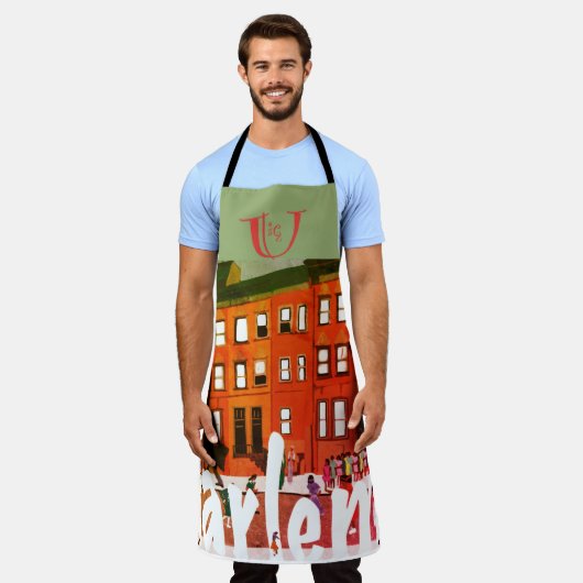 Harlem Renaissance Art Schort (Gedragen)