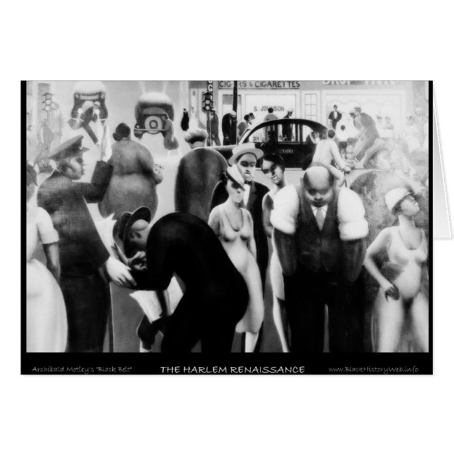 Harlem Renaissance Art - "Zwarte gordel" (Voorkant Horizontaal)