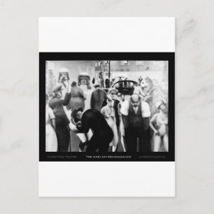 Harlem Renaissance Art - "Zwarte gordel" Briefkaart