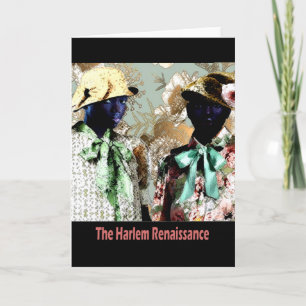 Harlem Renaissance geïnspireerd Wenskaart Kaart