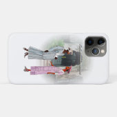 Harlem Renaissance Gesprek – 1922 Aquarel Case-Mate iPhone Case (Achterkant (horizontaal))