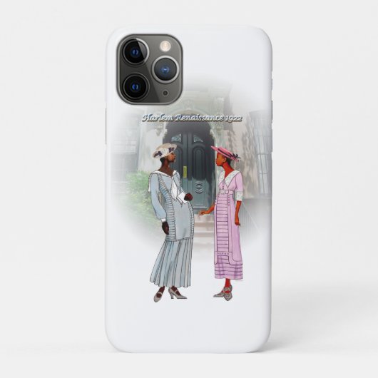 Harlem Renaissance Gesprek – 1922 Aquarel Case-Mate iPhone Case (Achterkant)