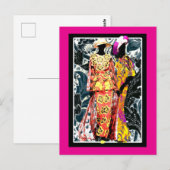 Harlem Renaissance jaren 1920 Art Deco Briefkaart (Voorkant / Achterkant)