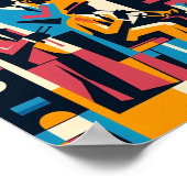 Harlem Renaissance Jazz Quartet Poster (Hoek)