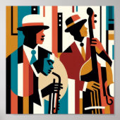 Harlem Renaissance Jazz Trio Poster (Voorkant)
