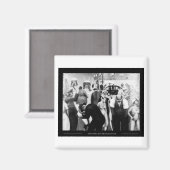 Harlem Renaissance Kunst - "Black Belt" Magneet (Voorkant / Achterkant)