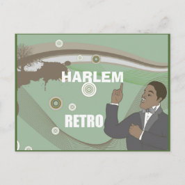HARLEM RENAISSANCE RETRO JAZZ AGE BRIEFKAART