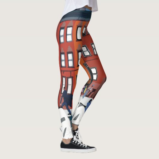 Harlem Renaissance ritme Leggings (Rechts)