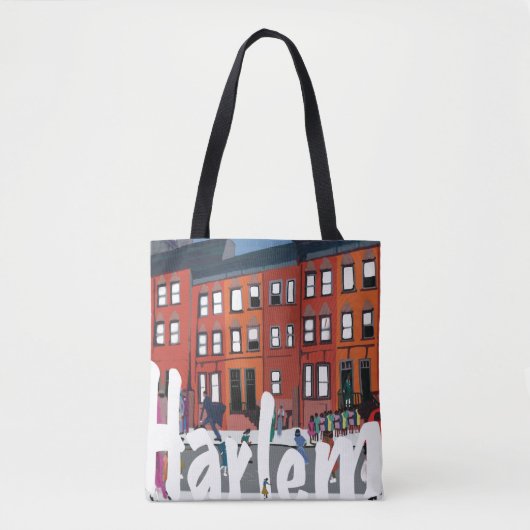Harlem Renaissance ritme Tote Bag (Voorkant)