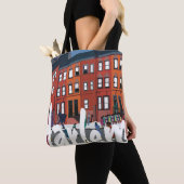 Harlem Renaissance ritme Tote Bag (Dichtbij)