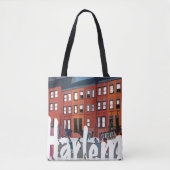 Harlem Renaissance ritme Tote Bag (Voorkant)
