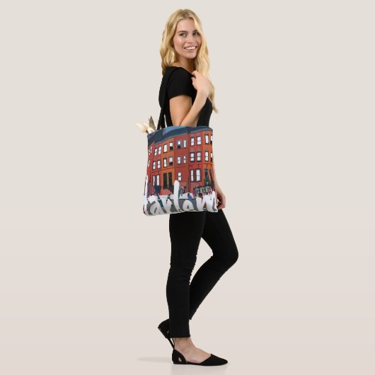 Harlem Renaissance ritme Tote Bag (Op model)