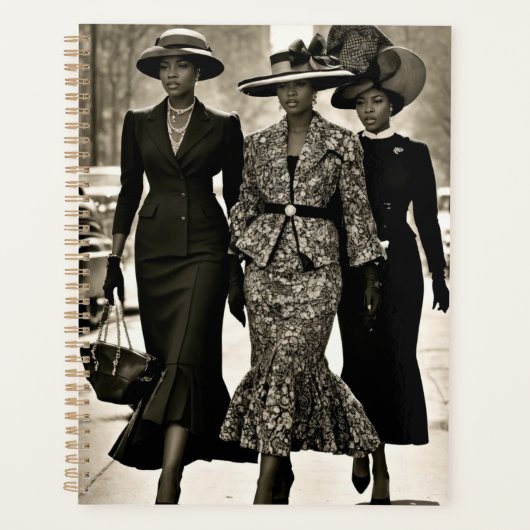 Harlem Renaissance Sophisticated Dames Planner (Voorkant)