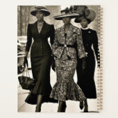 Harlem Renaissance Sophisticated Dames Planner (Achterkant)