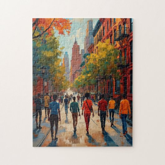 Harlem Renaissance Straat Legpuzzel (Verticaal)
