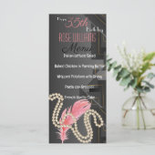 Harlem Renaissance Uitnodiging voor verjaardag (Staand voorkant)