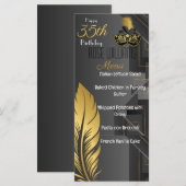 Harlem Renaissance Uitnodiging voor verjaardag (Voorkant / Achterkant)