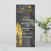 Harlem Renaissance Uitnodiging voor verjaardag (Staand voorkant)