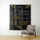 Harlem Renaissance Uitnodiging voor verjaardag Wandkleed (In situ)