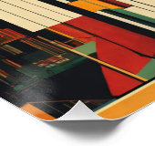 Harlem Renaissance Vintage Piano Perfect Poster (Hoek)