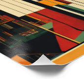 Harlem Renaissance Vintage Piano Perfect Poster (Hoek)