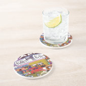 Harlem - Roaring 20s Sandstone Onderzetter (Zijkant)