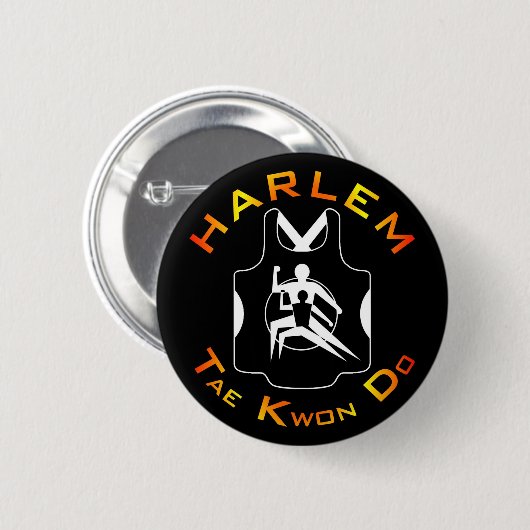 Harlem Tae Kwon Do Button (Voorkant /achterkant)