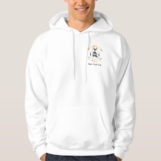 Harlem TKD Mannen L/s Hoodie (Voorkant)