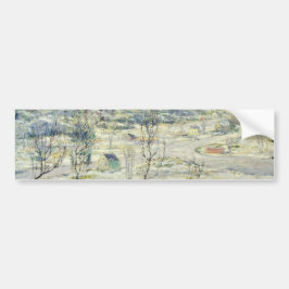 Harlem Valley in de winter (New Yorkse scène) Bumpersticker