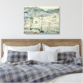 Harlem Valley in Winter (New York Scene) Canvas Afdruk (Insitu (Slaapkamer))