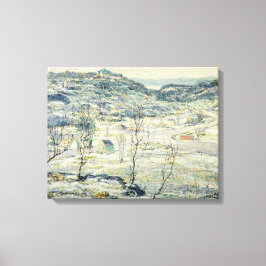 Harlem Valley in Winter (New York Scene) Canvas Afdruk