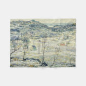 Harlem Valley in Winter (New York Scene) Fleece Deken (Voorkant (Horizontaal))