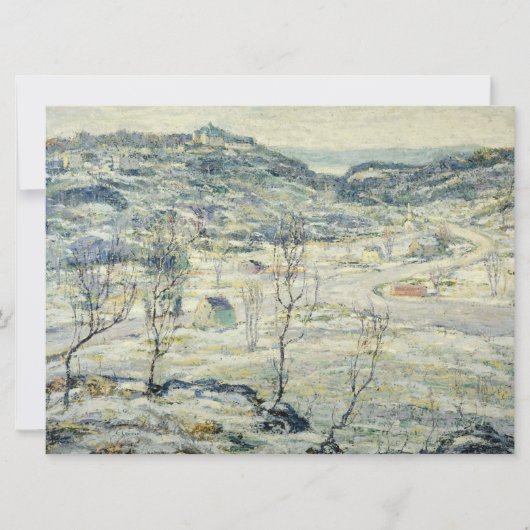 Harlem Valley in Winter (New York Scene) Kaart (Voorkant)