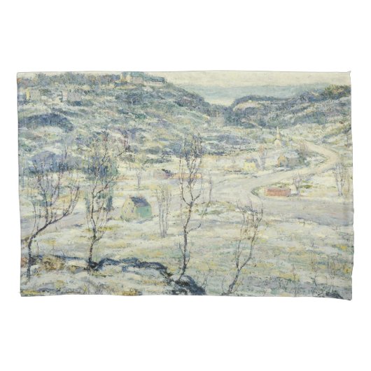 Harlem Valley in Winter (New York Scene) Kussensloop (Voorkant-Links)